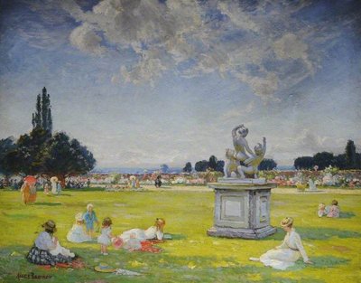 Zomer in Hampton Court door Alice Maud Fanner